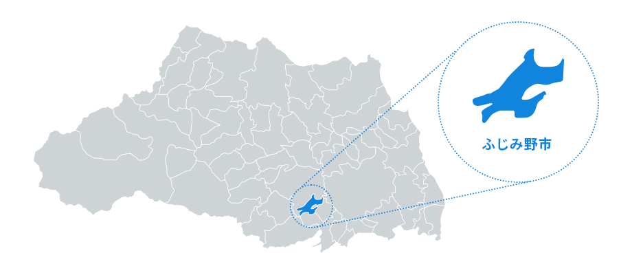 ふじみ野市の地図